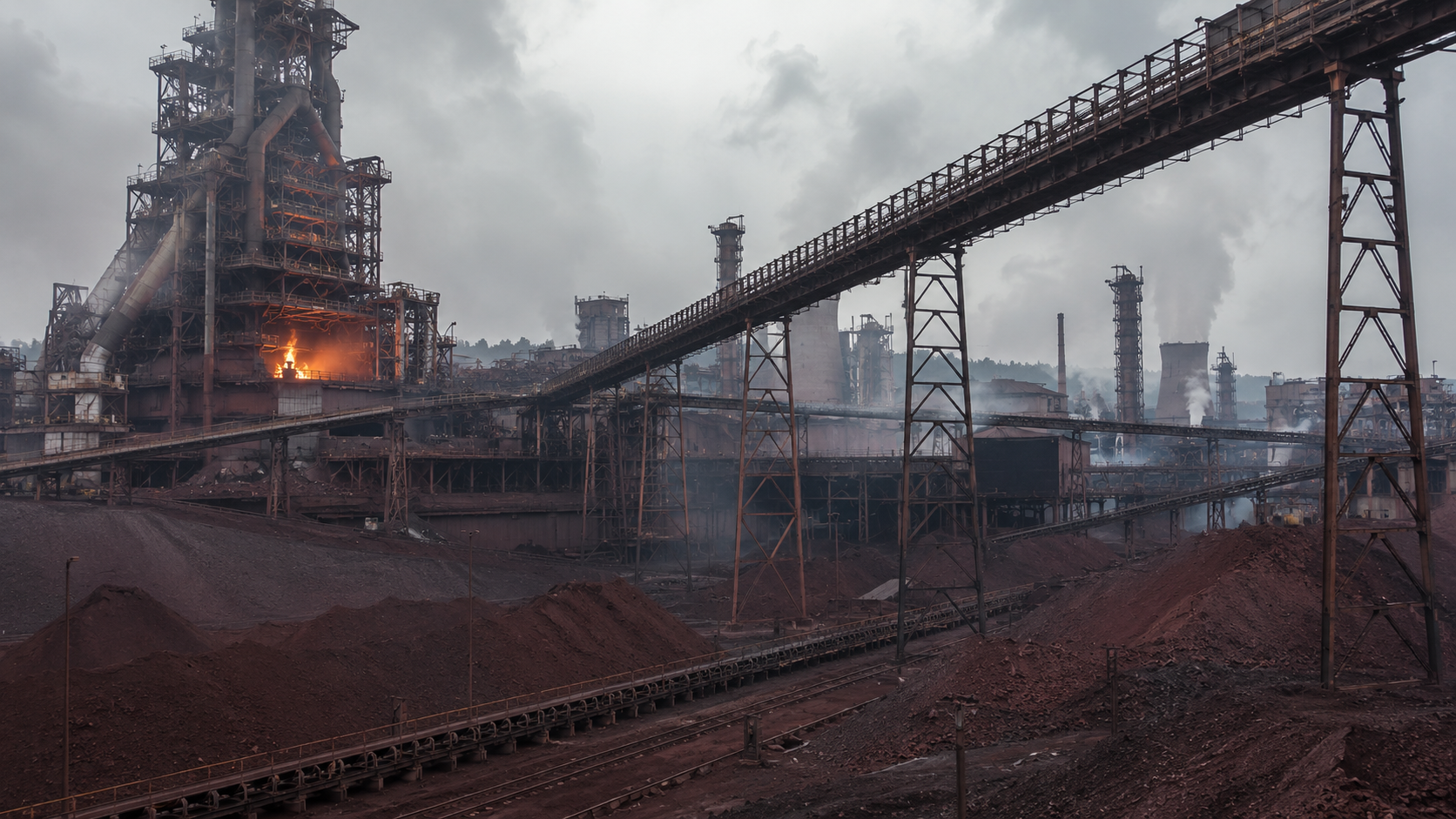 Steel process pipe infrastructure